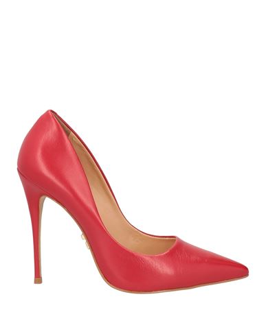Carrano Woman Pumps Red Size 4 Soft Leather