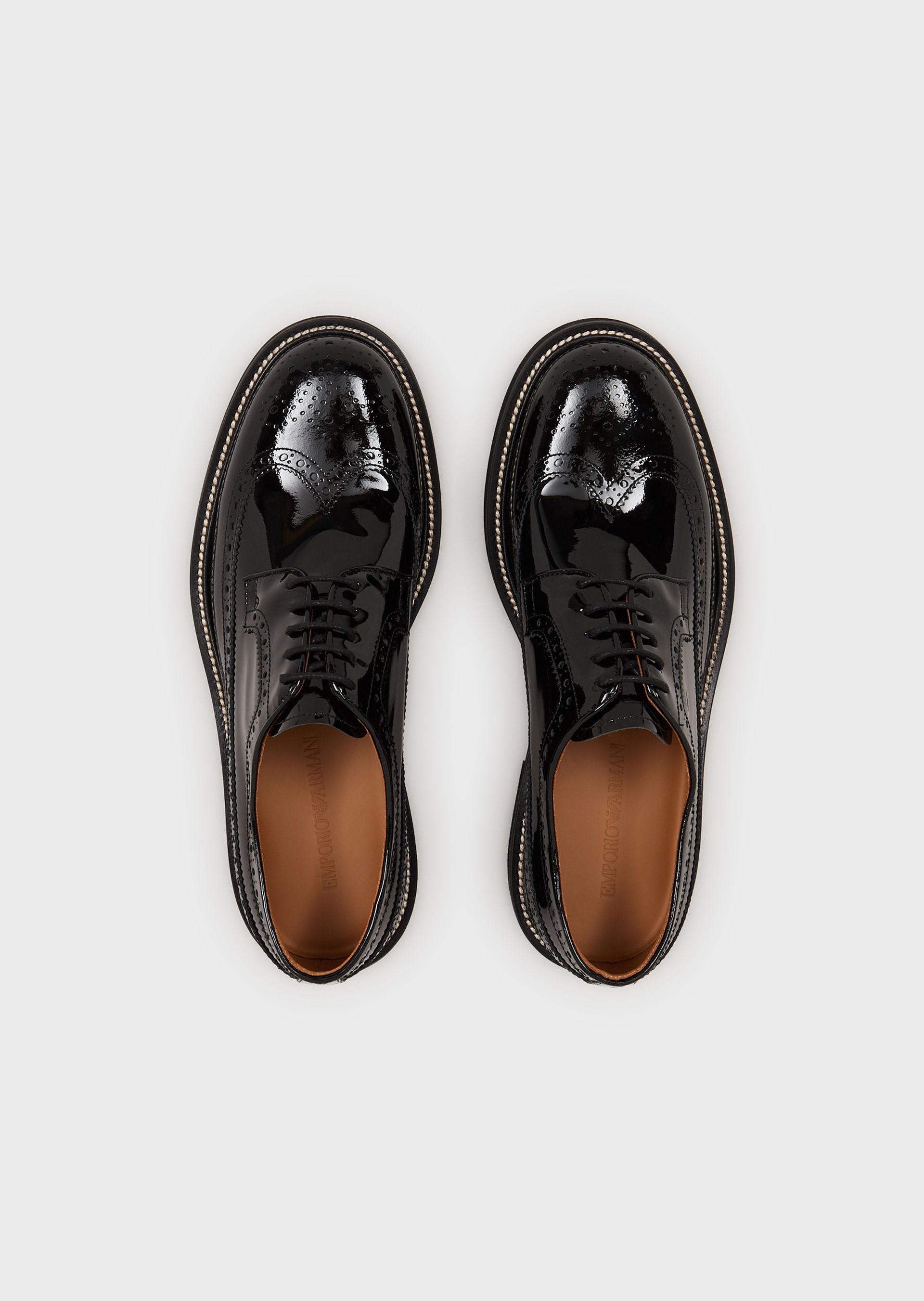 Click to view more detailed imagery on our partner's website Emporio Armani Lace-ups - Item 11846824 In Black
