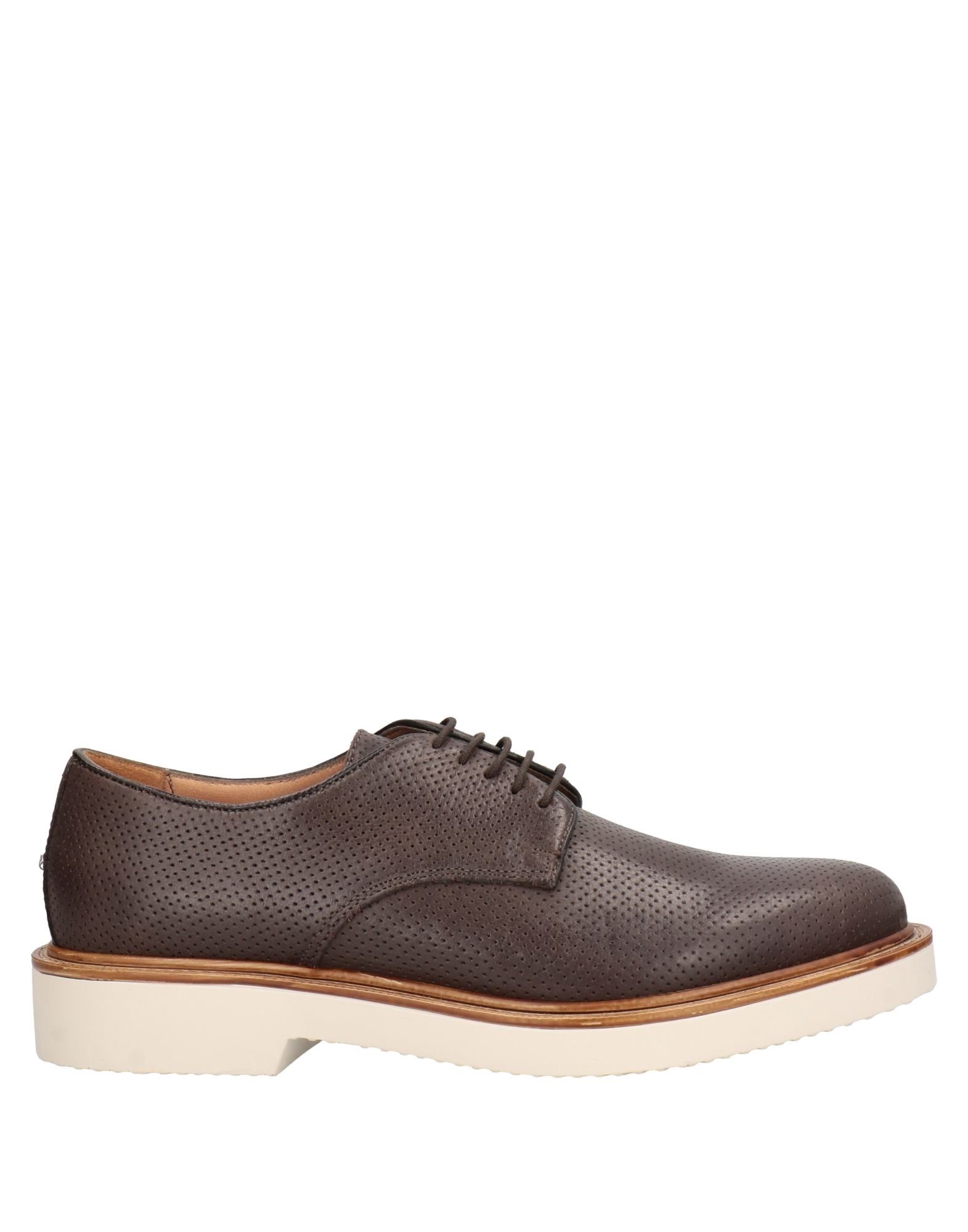 Antica Cuoieria Lace-up Shoes In Dark Brown