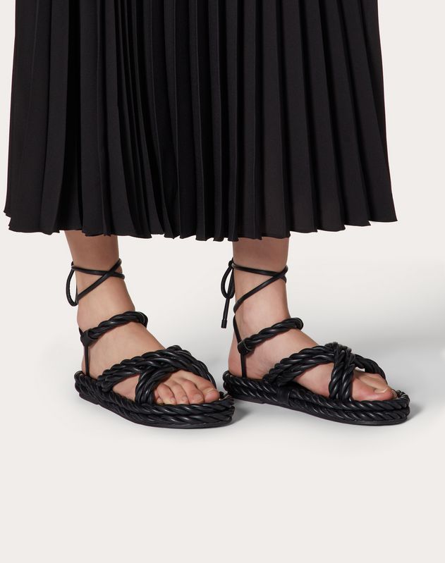 valentino rope sandals