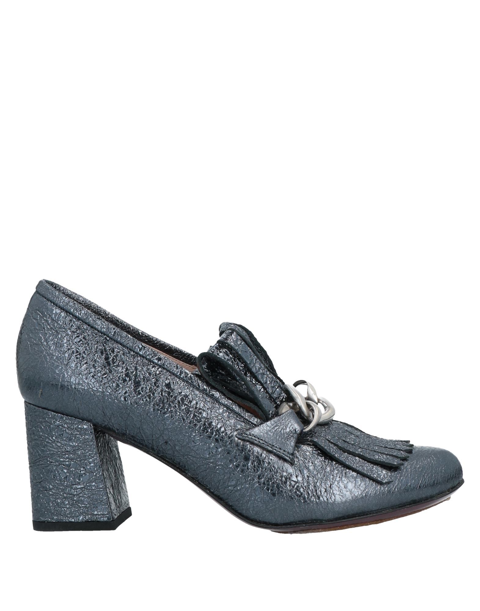 Mina Buenos Aires Loafers In Slate Blue