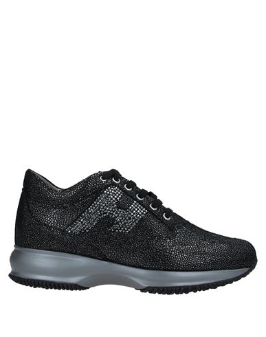 Hogan Woman Sneakers Black Size 4 Soft Leather