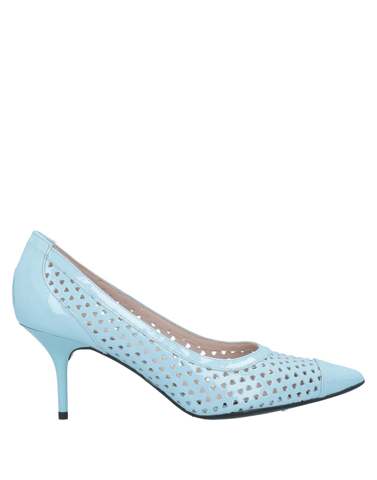 Love Moschino Pumps In Sky Blue