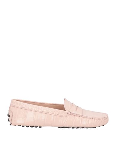 Tod's Woman Loafers Light Pink Size 6.5 Leather