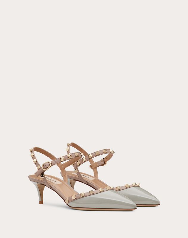 valentino rockstud 50 leather slingback pump
