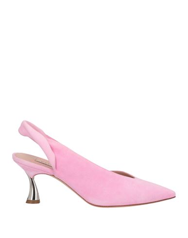 Casadei Woman Pumps Pink Size 7 Leather