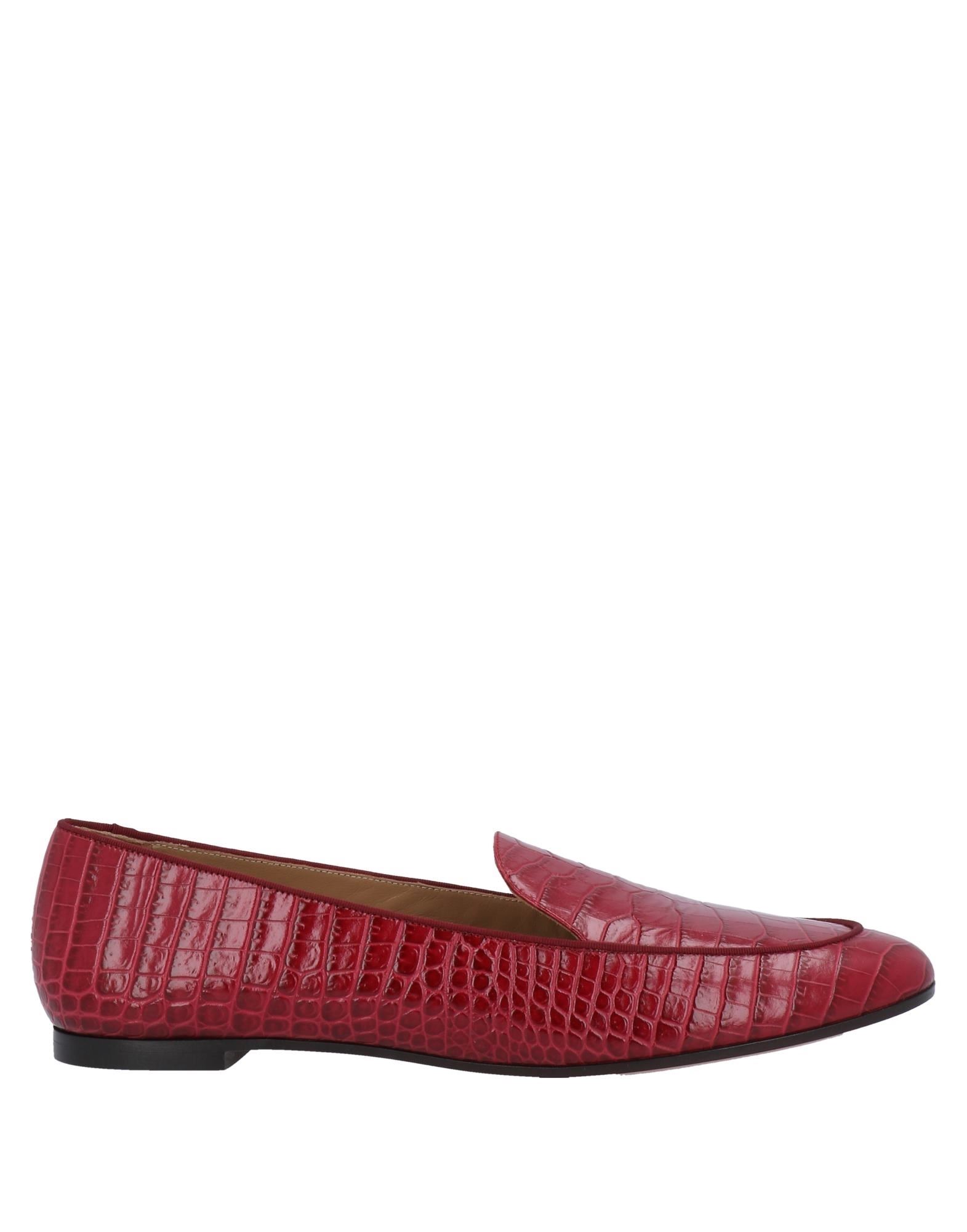 Aquazzura Loafers In Brick Red