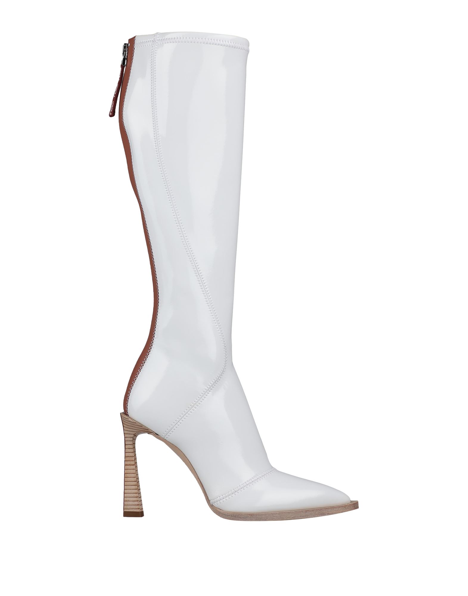 Fendi Knee Boots In White