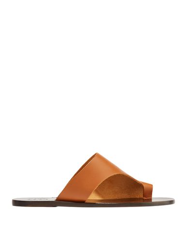 Atp Atelier Woman Thong Sandal Tan Size 5 Cowhide In Brown