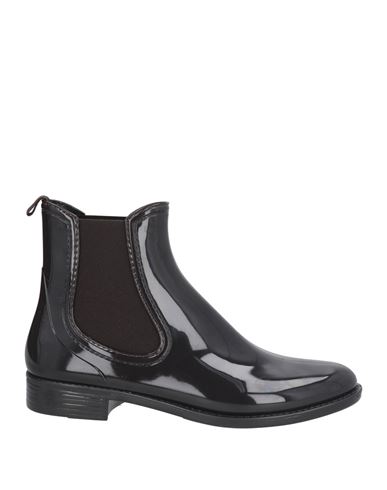 SCHOLL SCHOLL WOMAN ANKLE BOOTS DARK BROWN SIZE 7 PVC - POLYVINYL CHLORIDE 