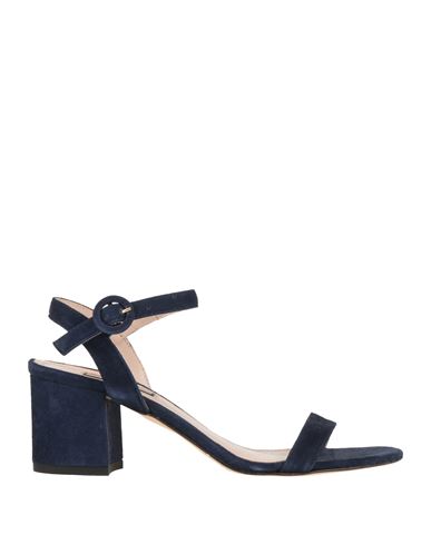 Liu •jo Woman Sandals Midnight Blue Size 8 Soft Leather