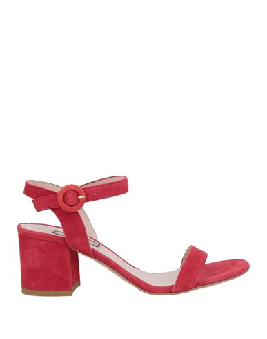 Liu •jo Woman Sandals Brick Red Size 10 Soft Leather