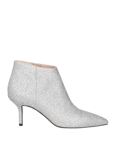 Liu •jo Woman Ankle Boots Silver Size 8 Textile Fibers