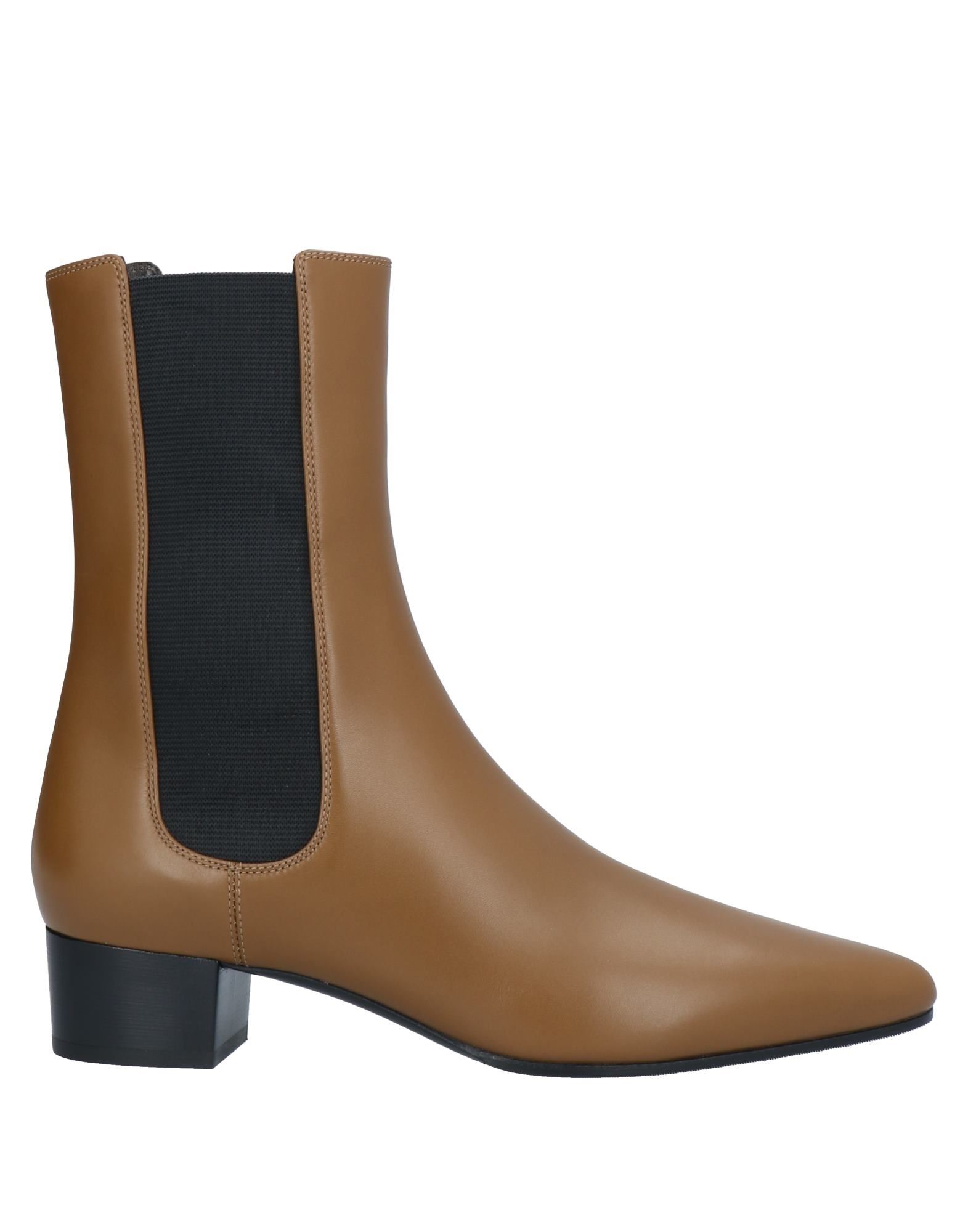 The Row Ankle Boots In Camel