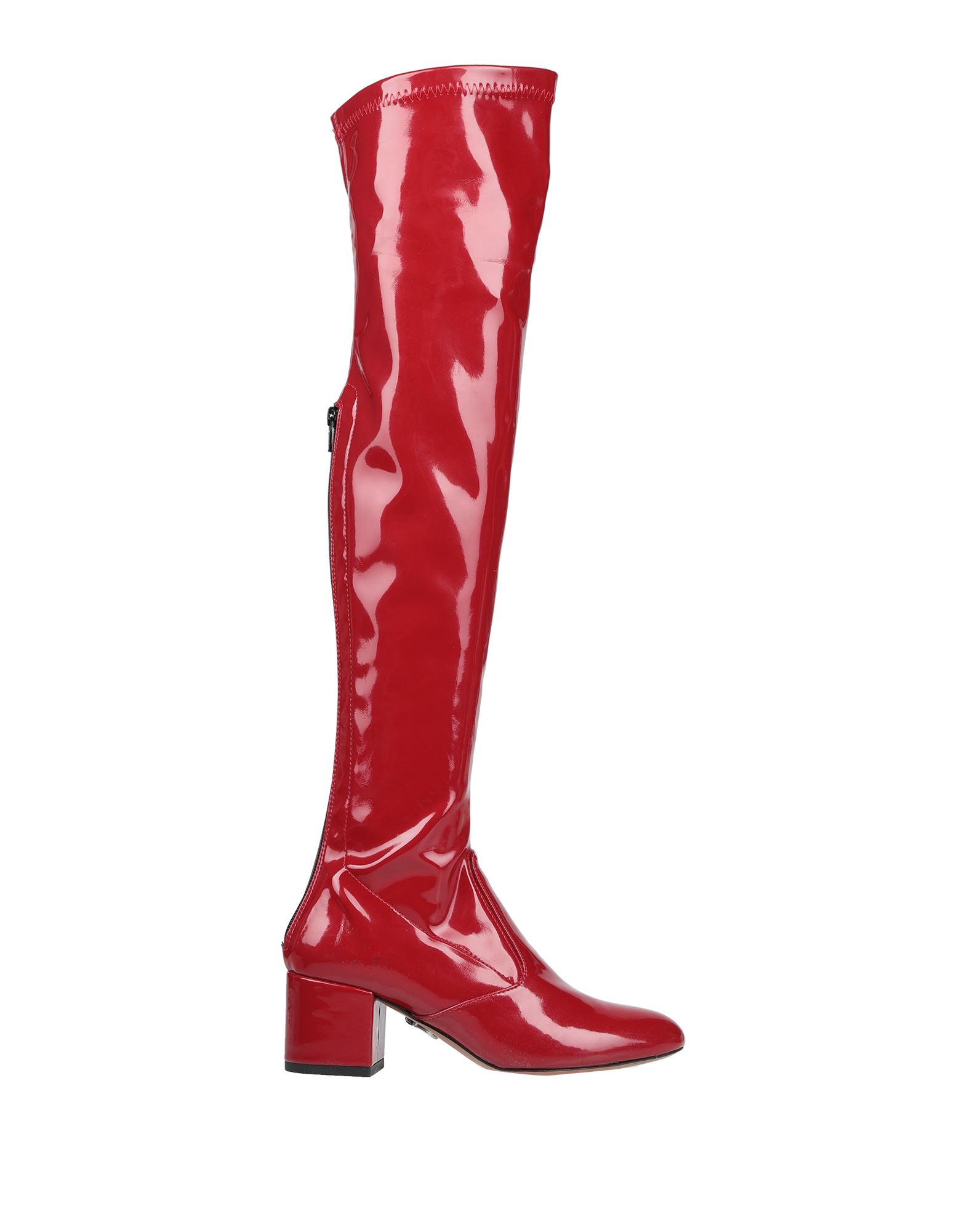 Pinko Knee Boots In Red