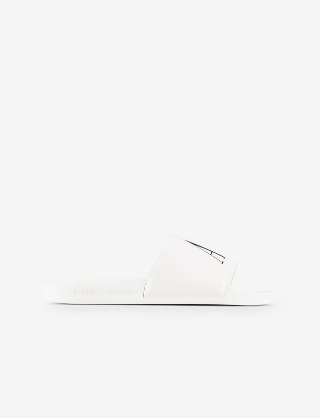 Armani Exchange Sandalo Bianco Poliestere