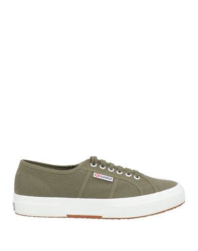 Superga Woman Sneakers Green Size 9 Textile Fibers In Green