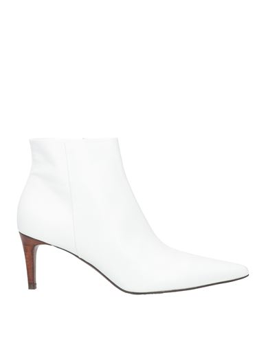 Hazy Woman Ankle Boots White Size 8.5 Soft Leather