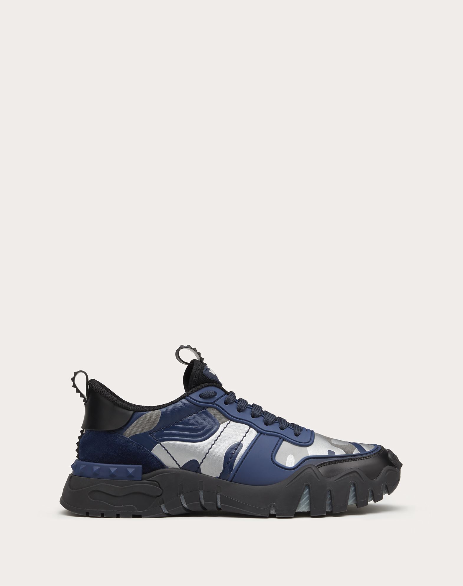 Camouflage Rockrunner Plus Sneaker For Man Valentino Online Boutique