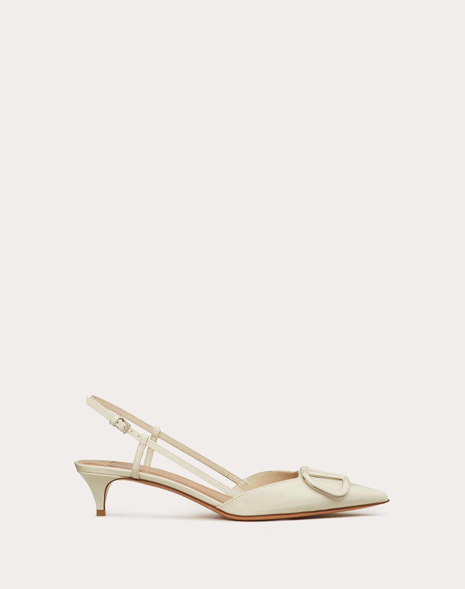 ivory slingback pumps