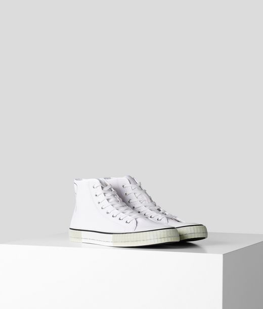 Image of KAMPUS KARL IKONIK HIGH-TOP SNEAKERS