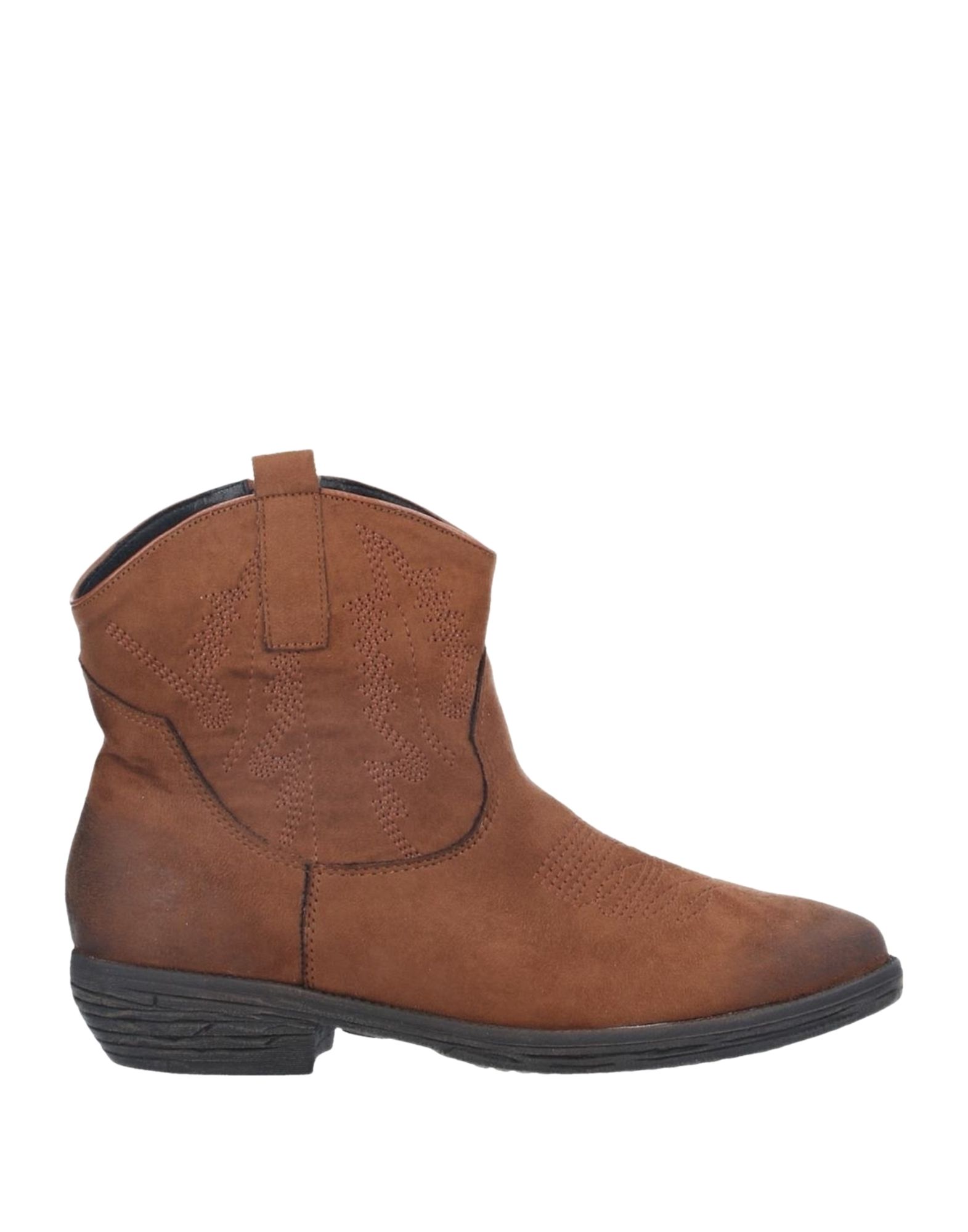 Francesco Milano Ankle Boots In Brown