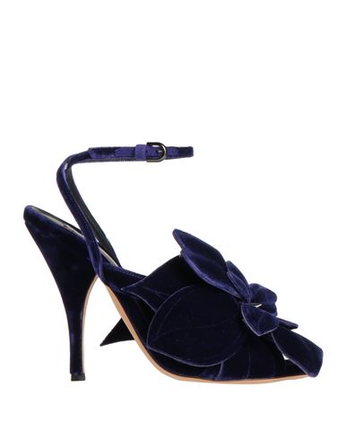 Marco De Vincenzo Woman Sandals Purple Size 6 Textile Fibers