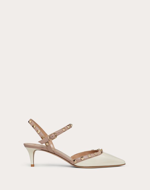 valentino rockstud 50 leather slingback pump