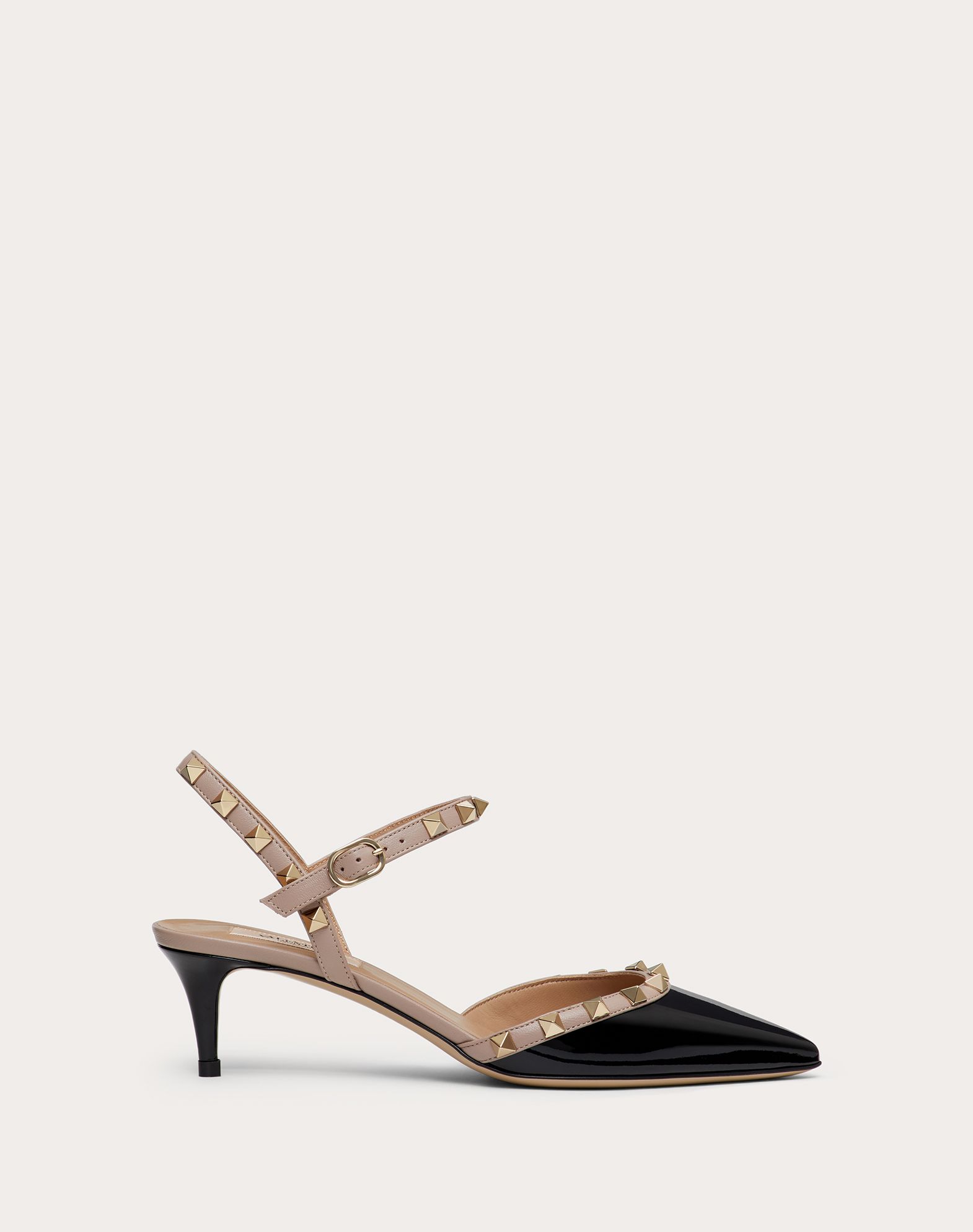valentino rockstud 50 leather slingback pump
