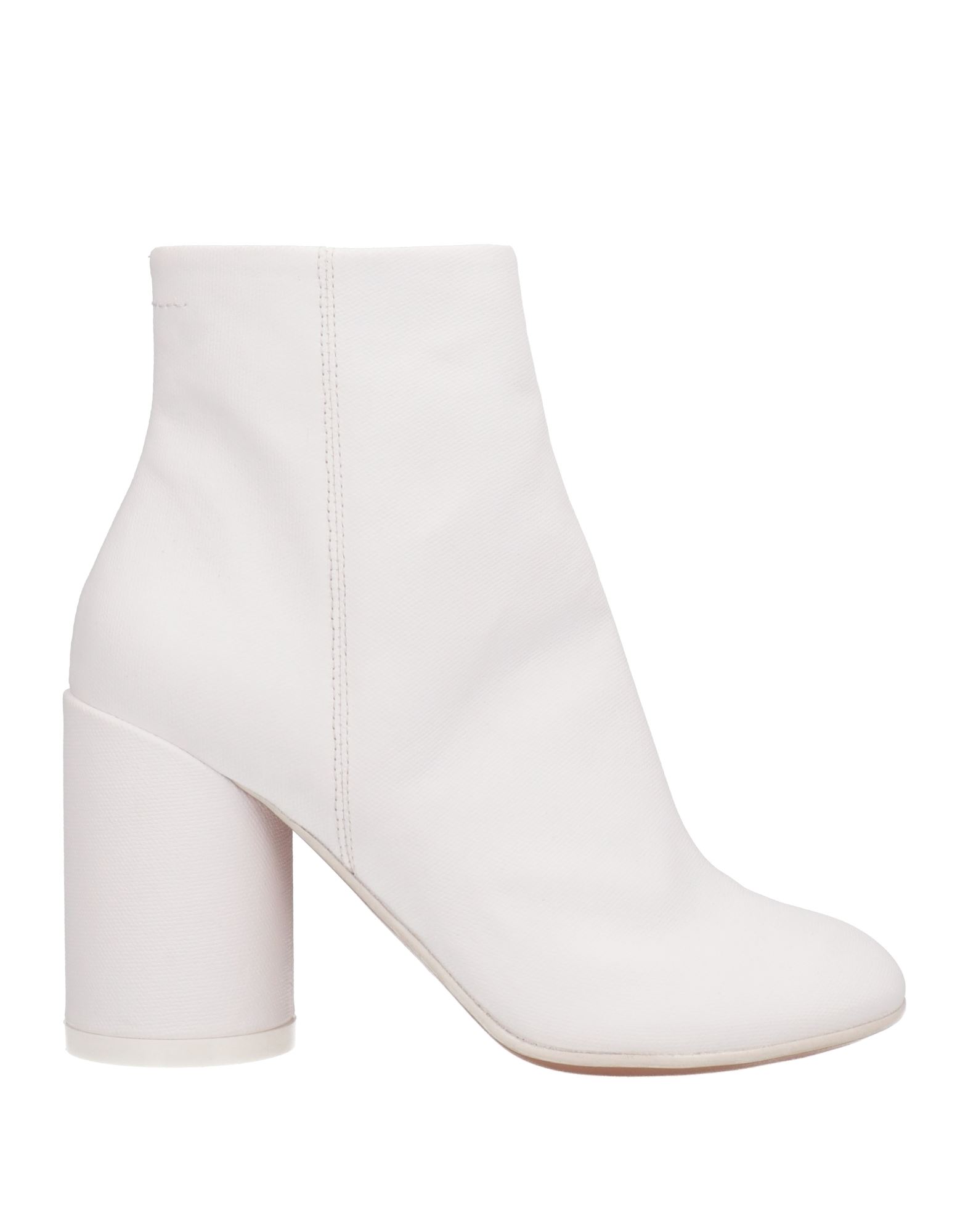 Mm6 Maison Margiela Ankle Boots In White