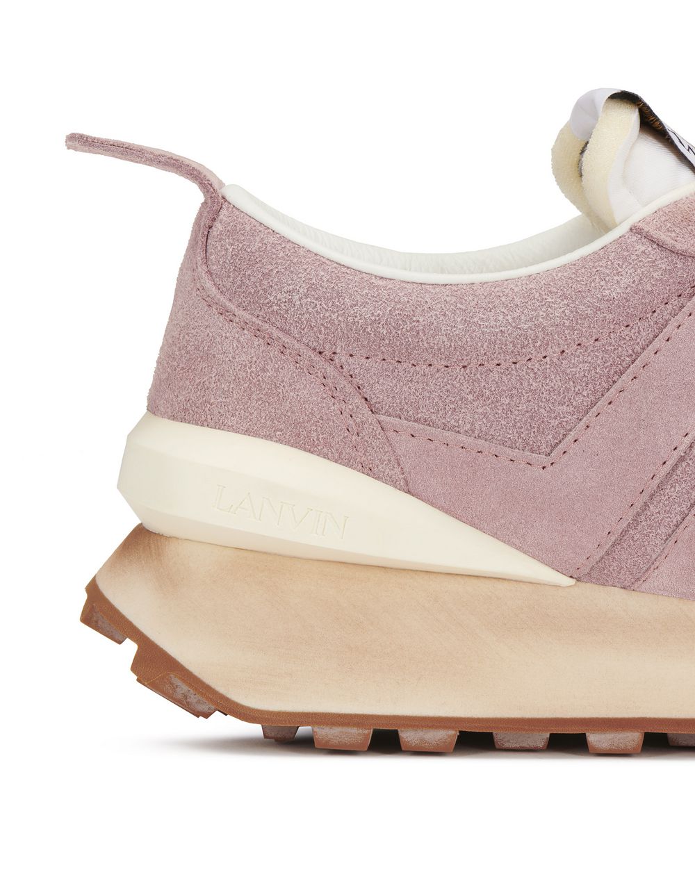 lanvin bumper sneaker on feet