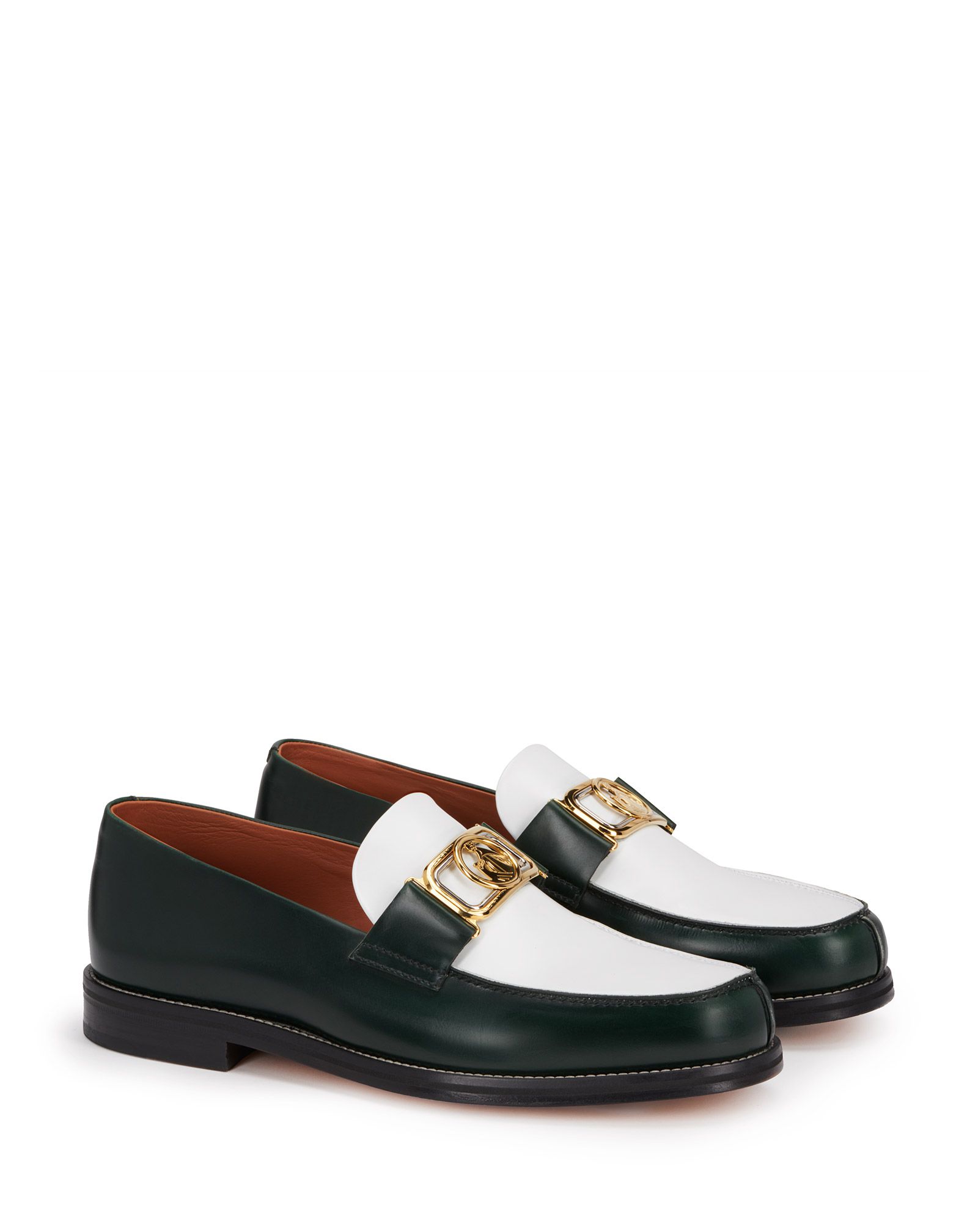 Lanvin SWAN LOAFERS IN BRUSHED LEATHER, Loafers Men | Lanvin Online Store