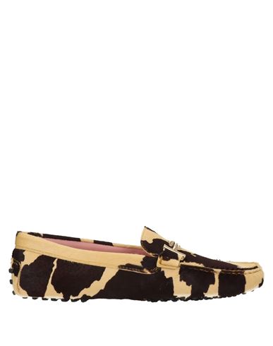 Tod's Woman Loafers Beige Size 5 Leather