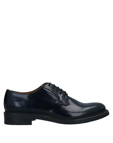 Angelo Nardelli Man Lace-up shoes Black Size 6 Soft Leather