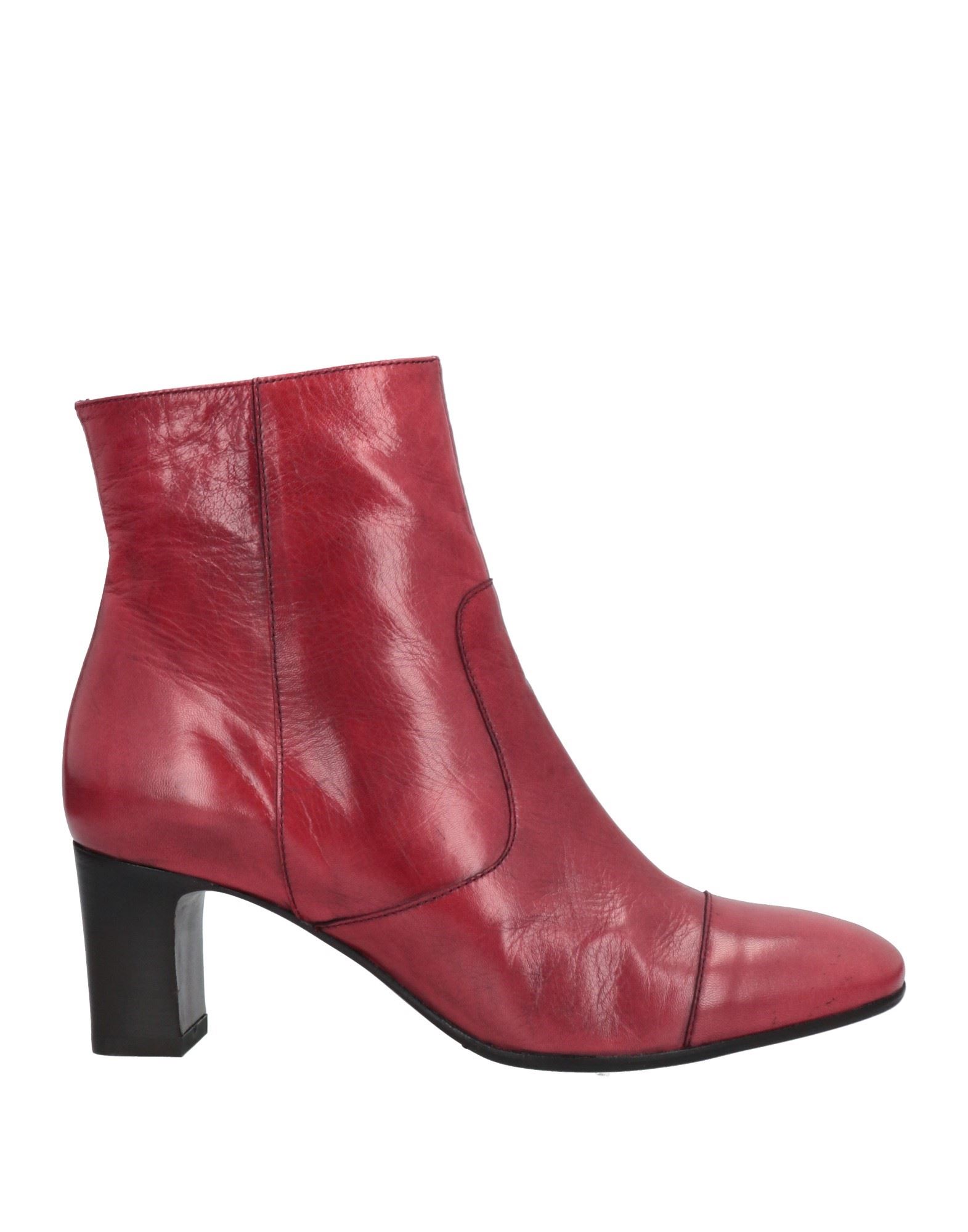 Mara Bini Ankle Boots In Red