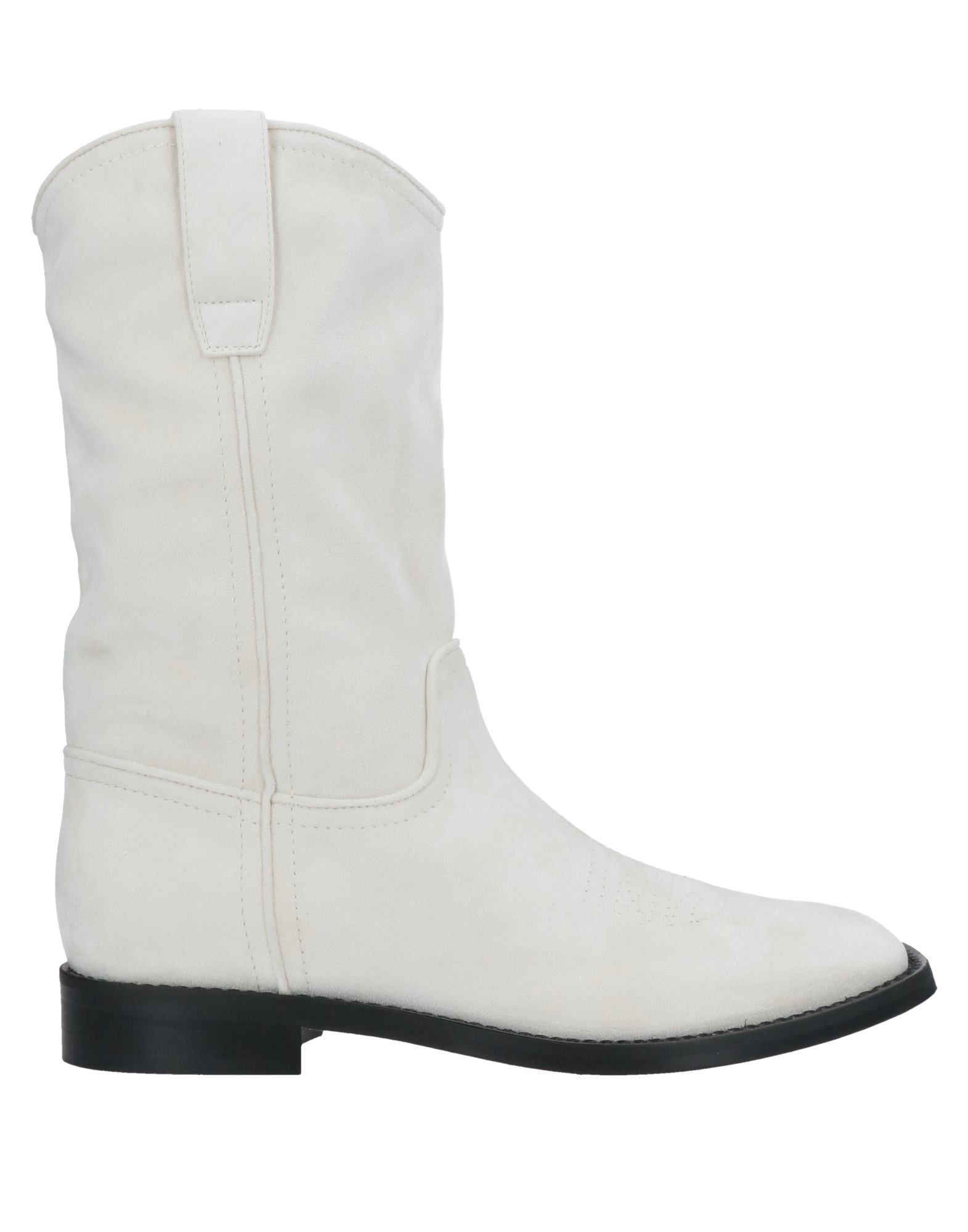 Alberta Ferretti Ankle Boots In White