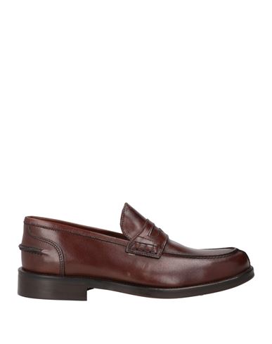 Man Loafers Dark brown Size 9 Calfskin