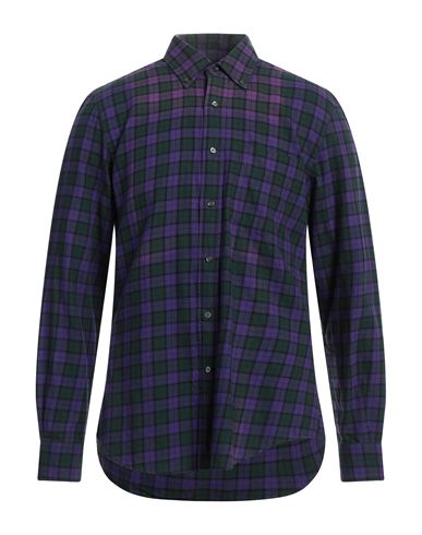 Aspesi Man Shirt Purple Size Xl Cotton