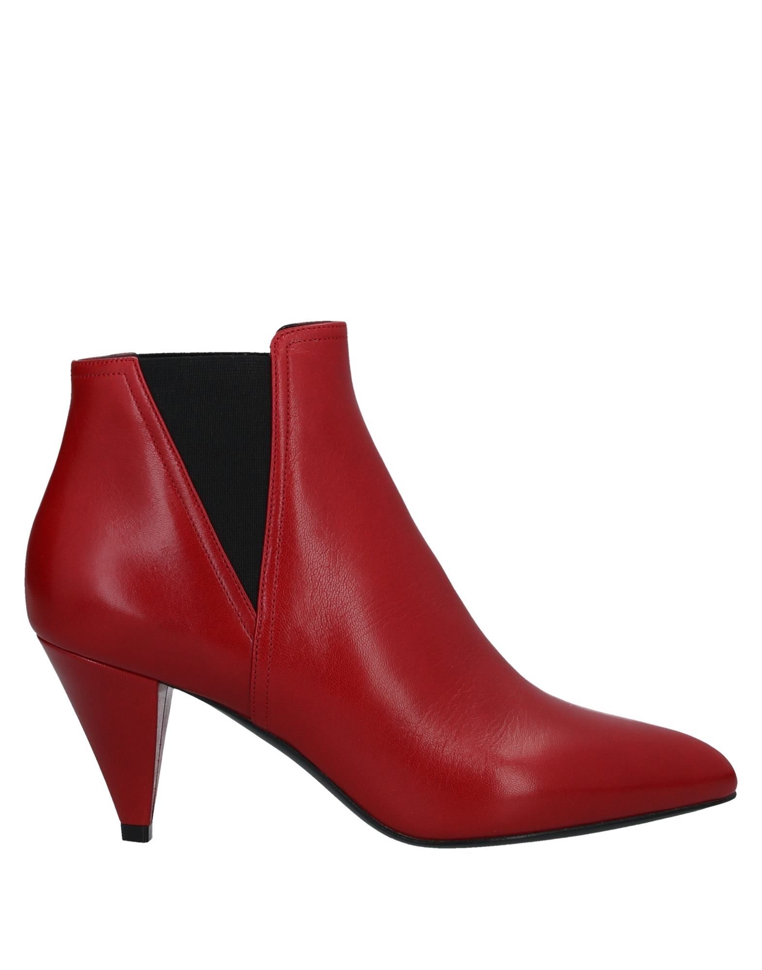 celine red boots