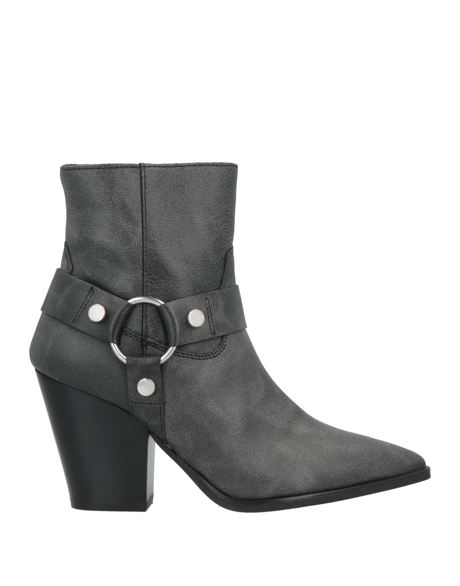 Janet & Janet Ankle Boots In Steel Grey
