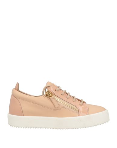 Giuseppe Zanotti Woman Sneakers Blush Size 11 Soft Leather In Pink