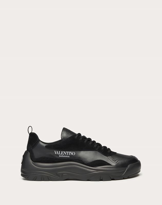 Valentino Gumboy Sneaker In Calfskin in White/pure Red | THE YES