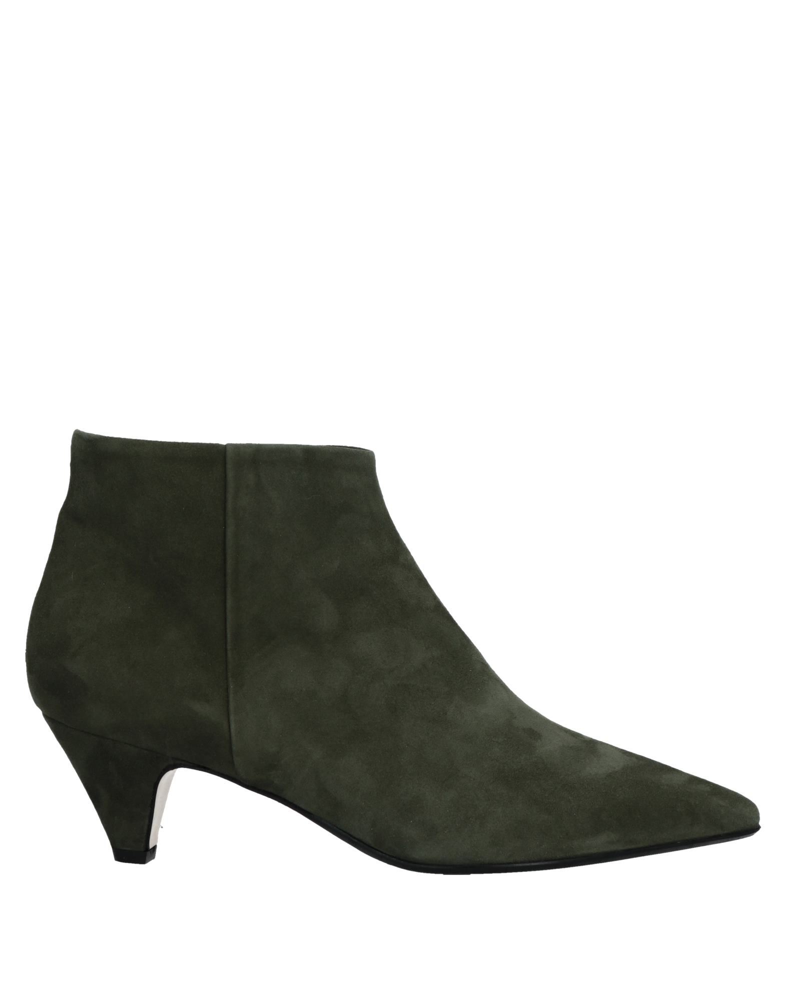 Anna F Ankle Boots In Military Green