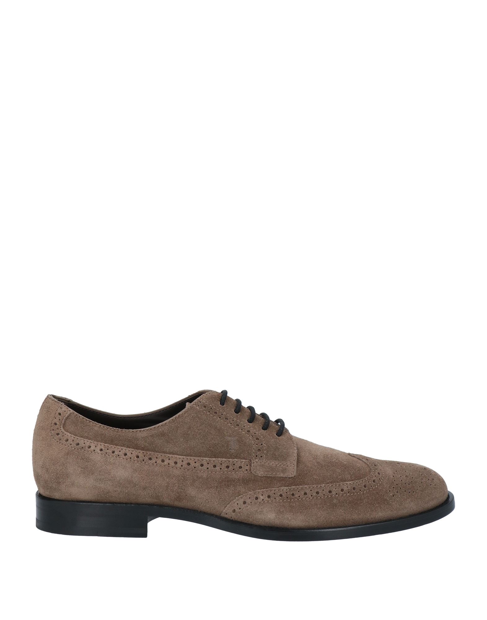 Tod's Suede Lace-up Derby Shoes In Khaki