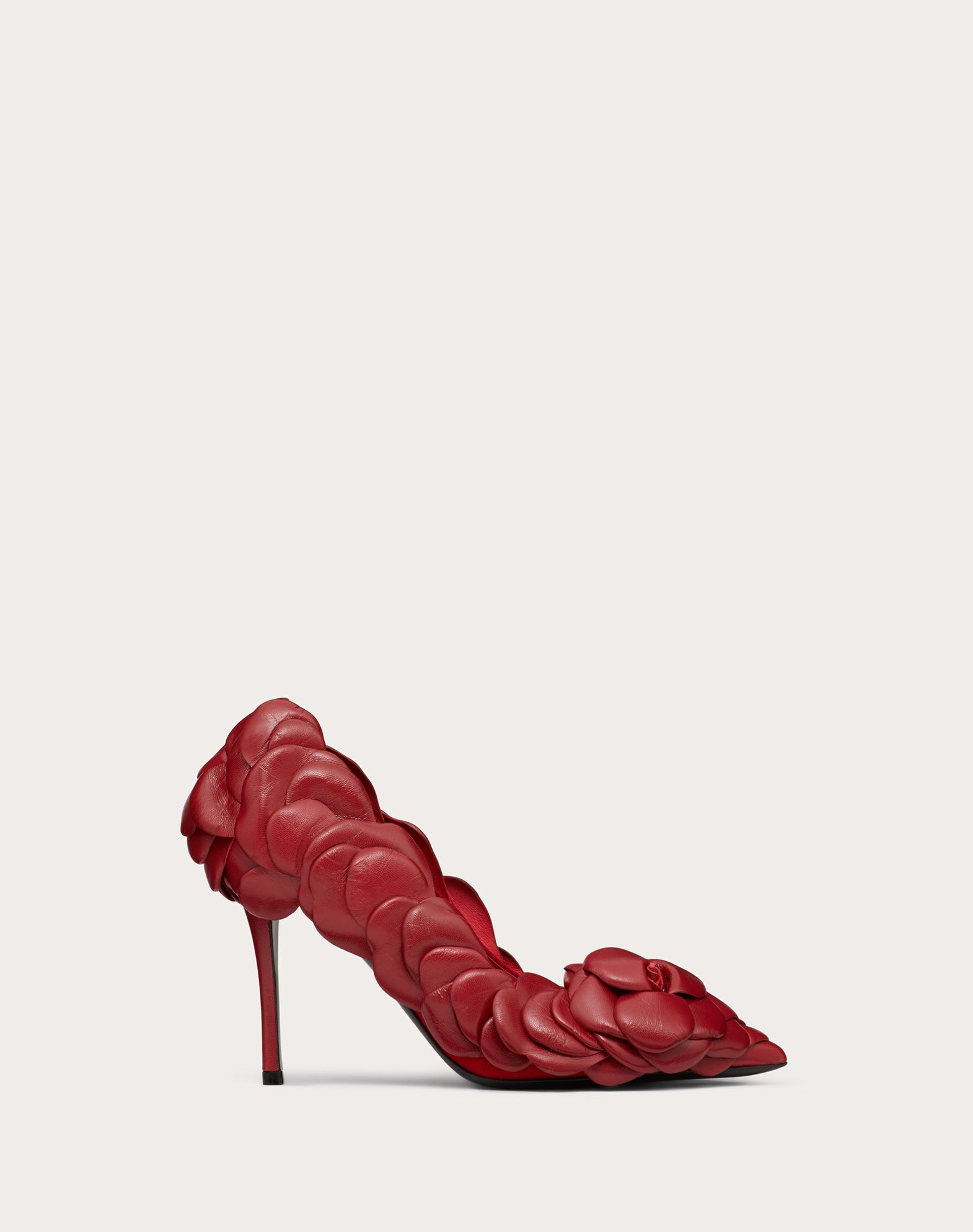 Valentino Garavani Atelier Shoes 03 Rose Edition Pumps In Rosso