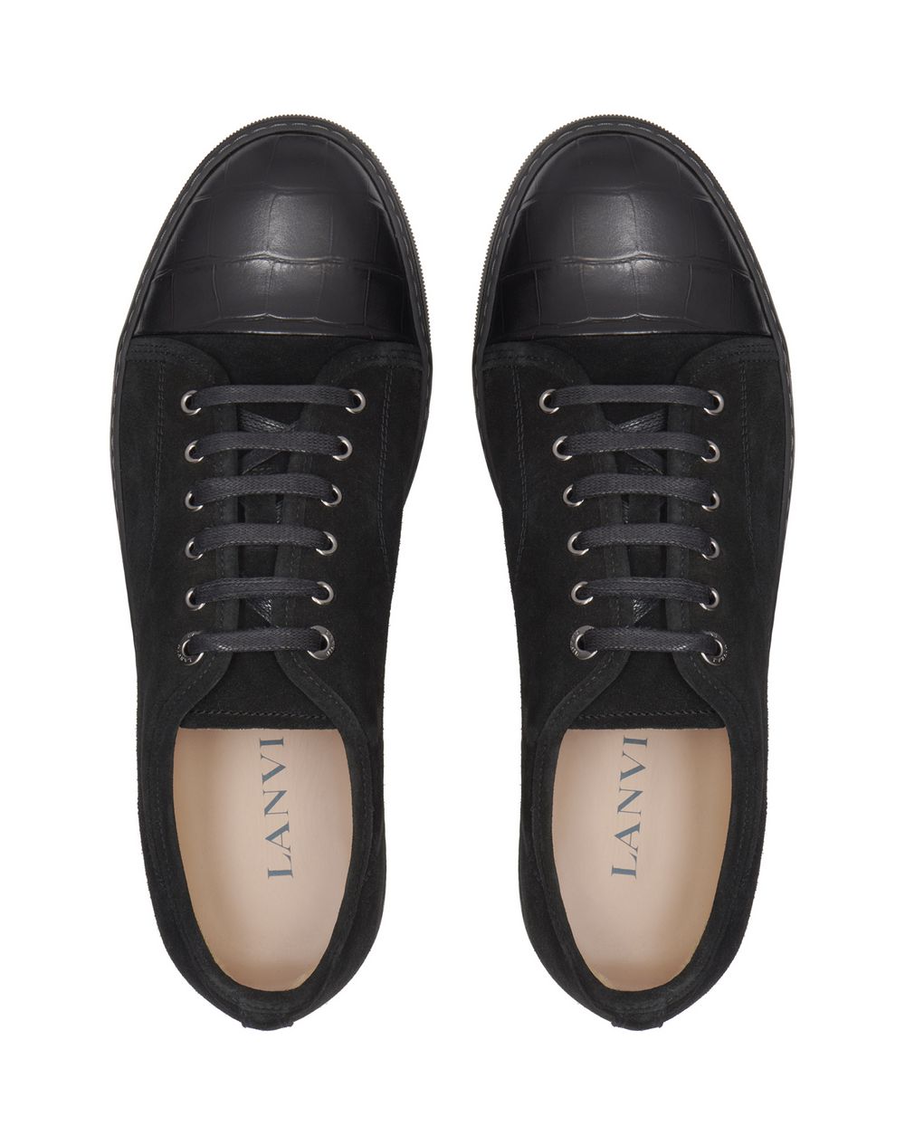 lanvin crocodile sneaker