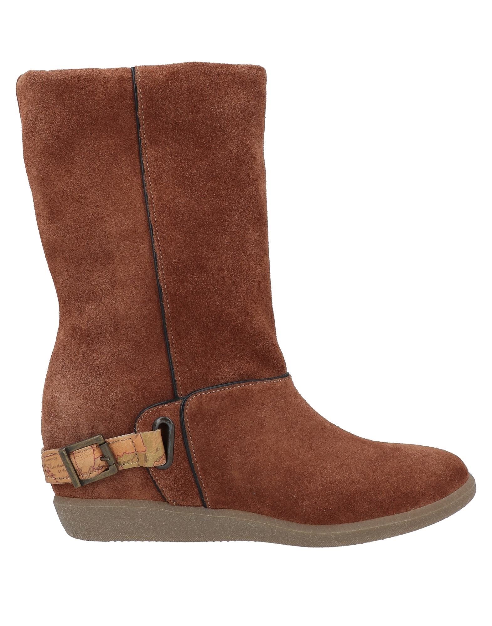 Alviero Martini 1a Classe Ankle Boots In Brown