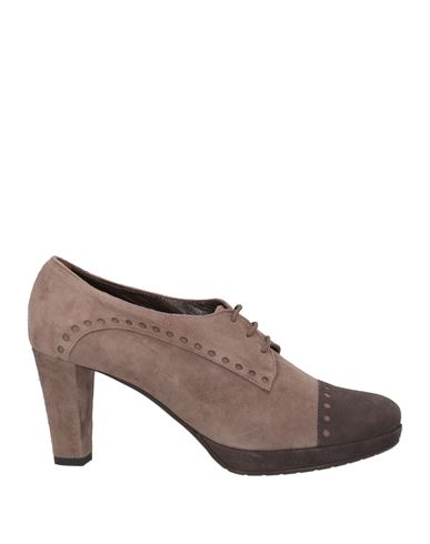 Elata Woman Lace-up Shoes Dark Brown Size 6.5 Soft Leather