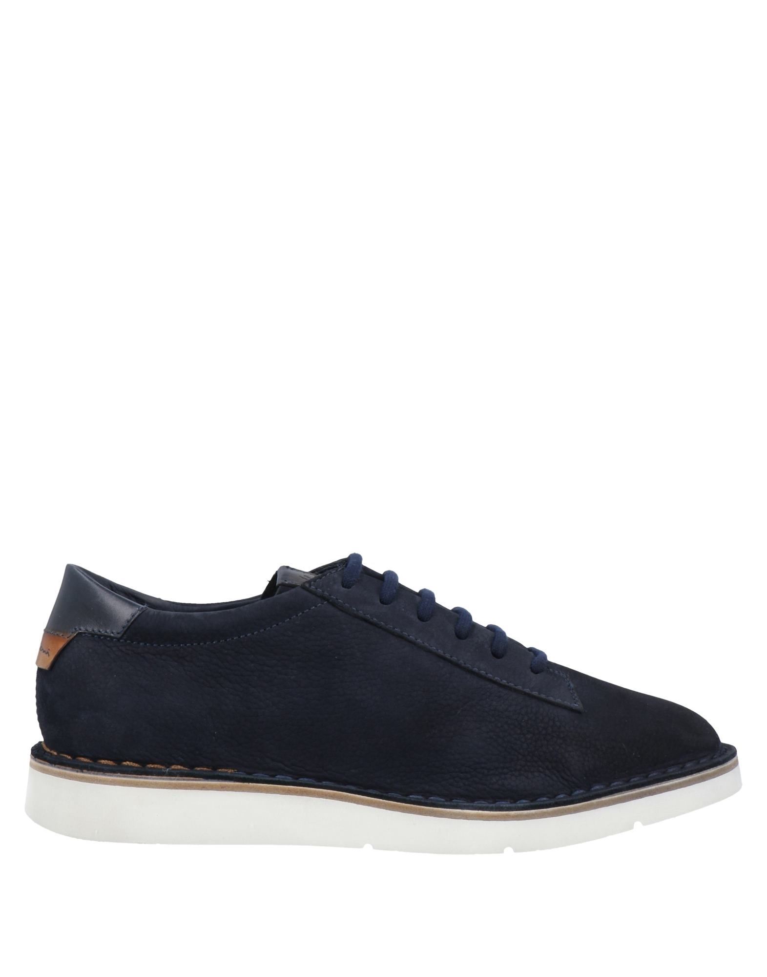 Santoni Sneakers In Blue