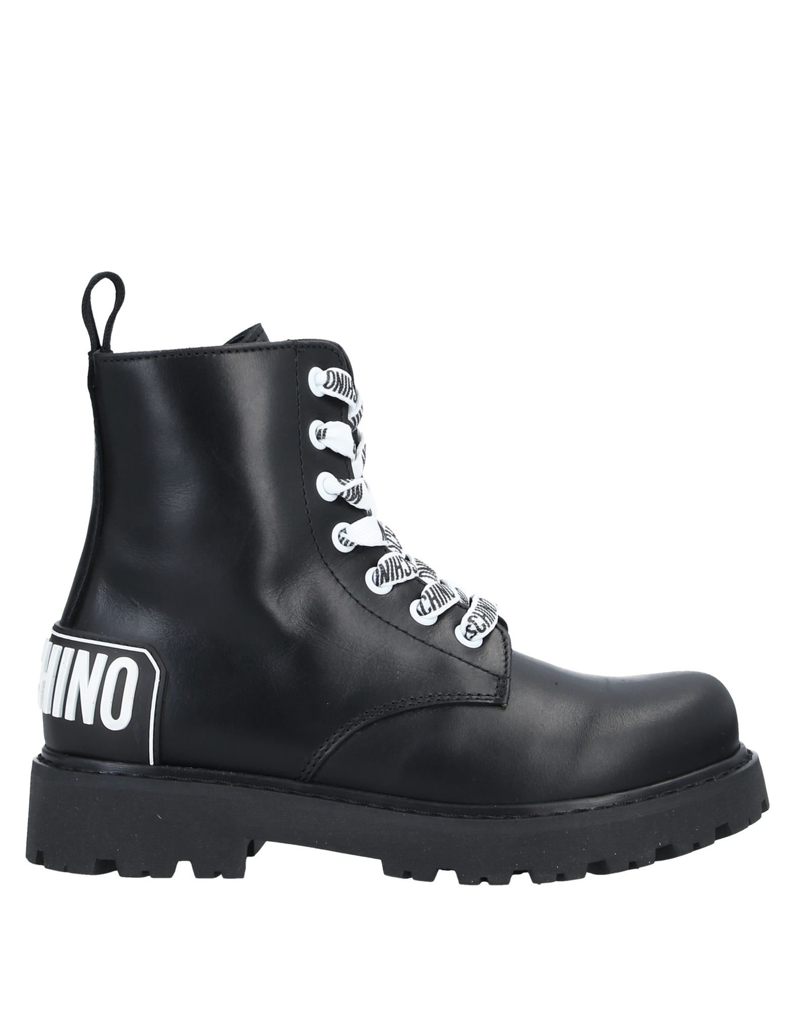 Moschino Teen Kids' Ankle Boots In Black